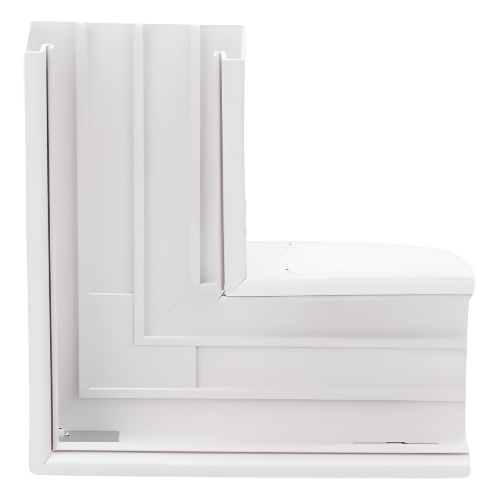 Sección en "L" color blanco de PVC auto extinguible, para canaleta TEK100 (5576-12100)
