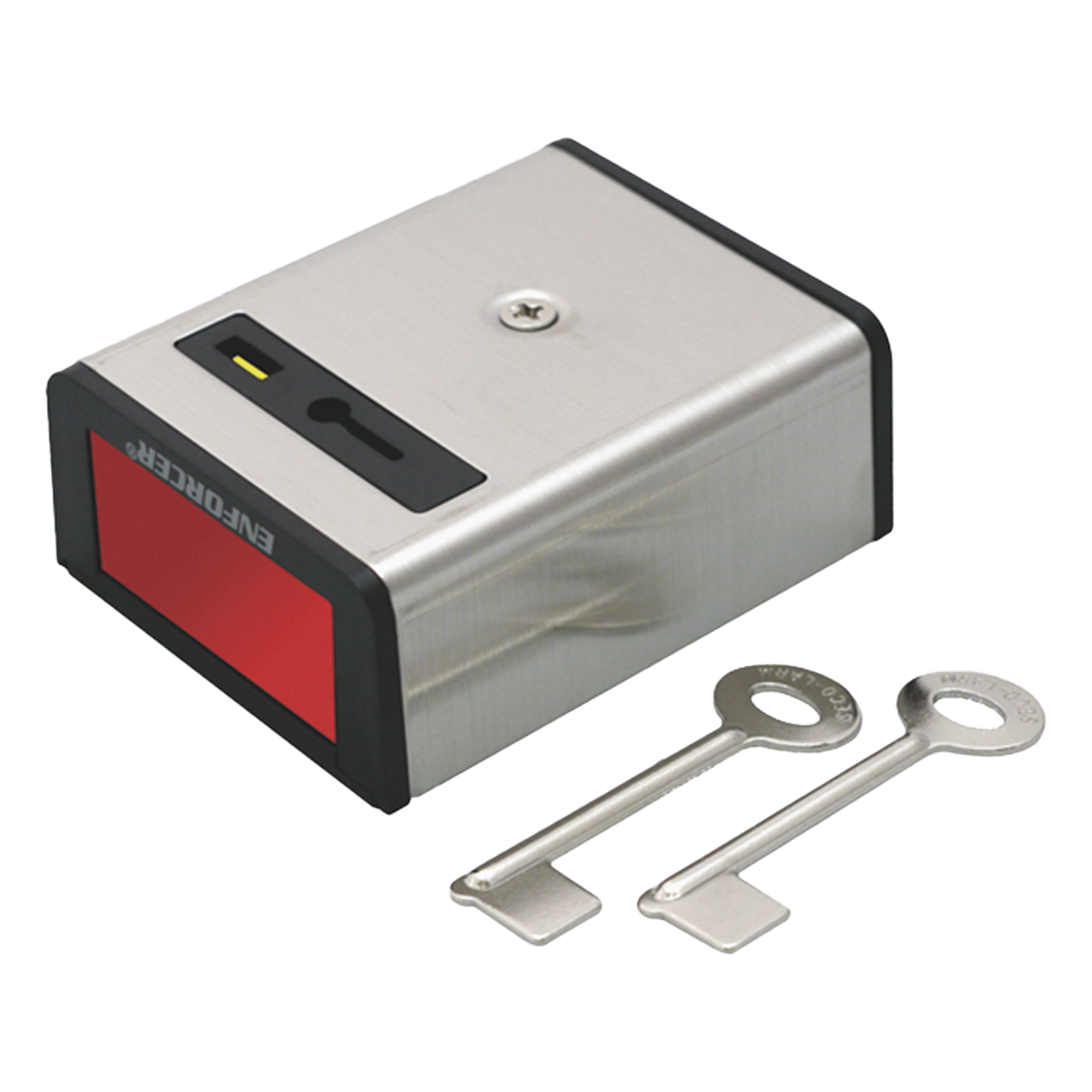 Botón de Pánico Enclavado / Restablecimiento Manual con Llave / Normalmente Abierto / Cubierta Metálica /  — ENFORCER SECOLARM · SKU SS-078Q