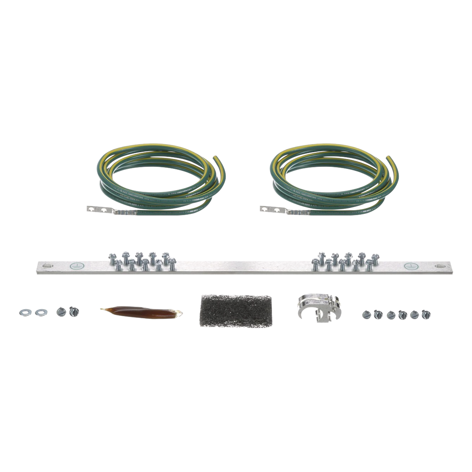 Kit de Puesta a Tierra con dos Jumpers 6 AWG y Barra de Conexiones de 20 Orificios, para Rack de 19in — PANDUIT · SKU RGRKCBNJEJY