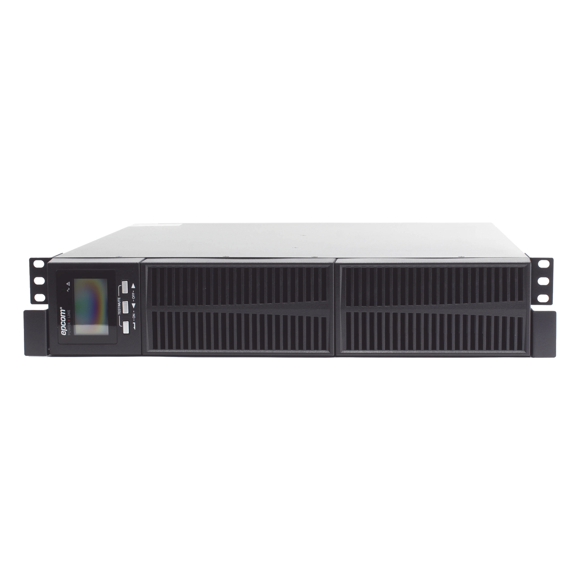 UPS de 2000VA/1800W / Topología On-Line Doble Conversión / Entrada y Salida de 120 Vca / Clavija de Entrada NEMA 5-20P / Pantalla LCD Configurable / Formato Rack/Torre — EPCOM POWERLINE · SKU EPU2000G3