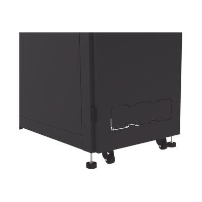 Gabinete Profesional para Telecomunicaciones de 24UR, 600 mm de Ancho x 1000 mm de Profundidad, Se envía el Gabinete Armado.