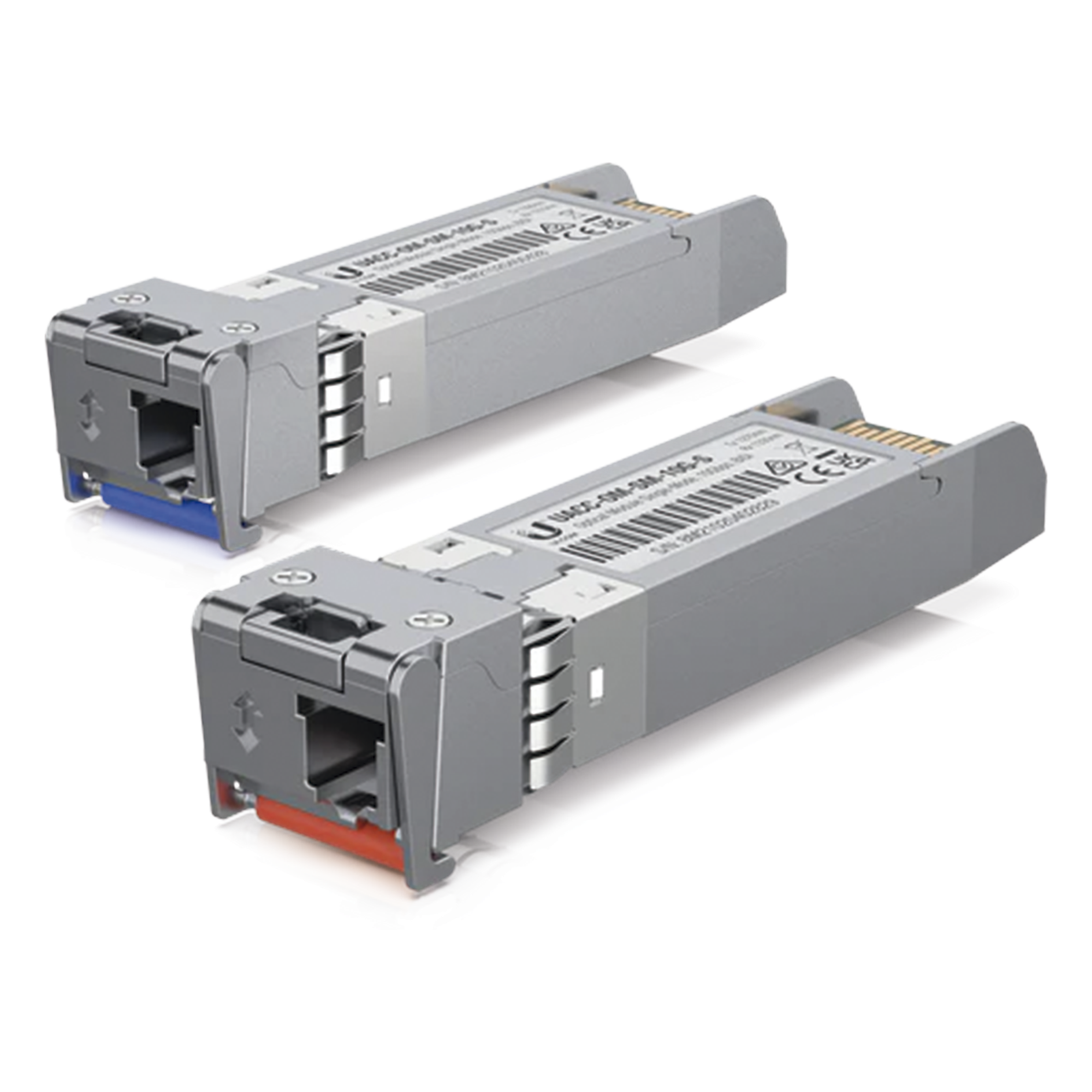 UFiber Módulo SFP+, transceptor MiniGibic MonoModo 10 Gbps, distancia 10 km, un conector LC. Incluye 2 piezas — UBIQUITI · SKU UACC-OM-SM-10G-S-2