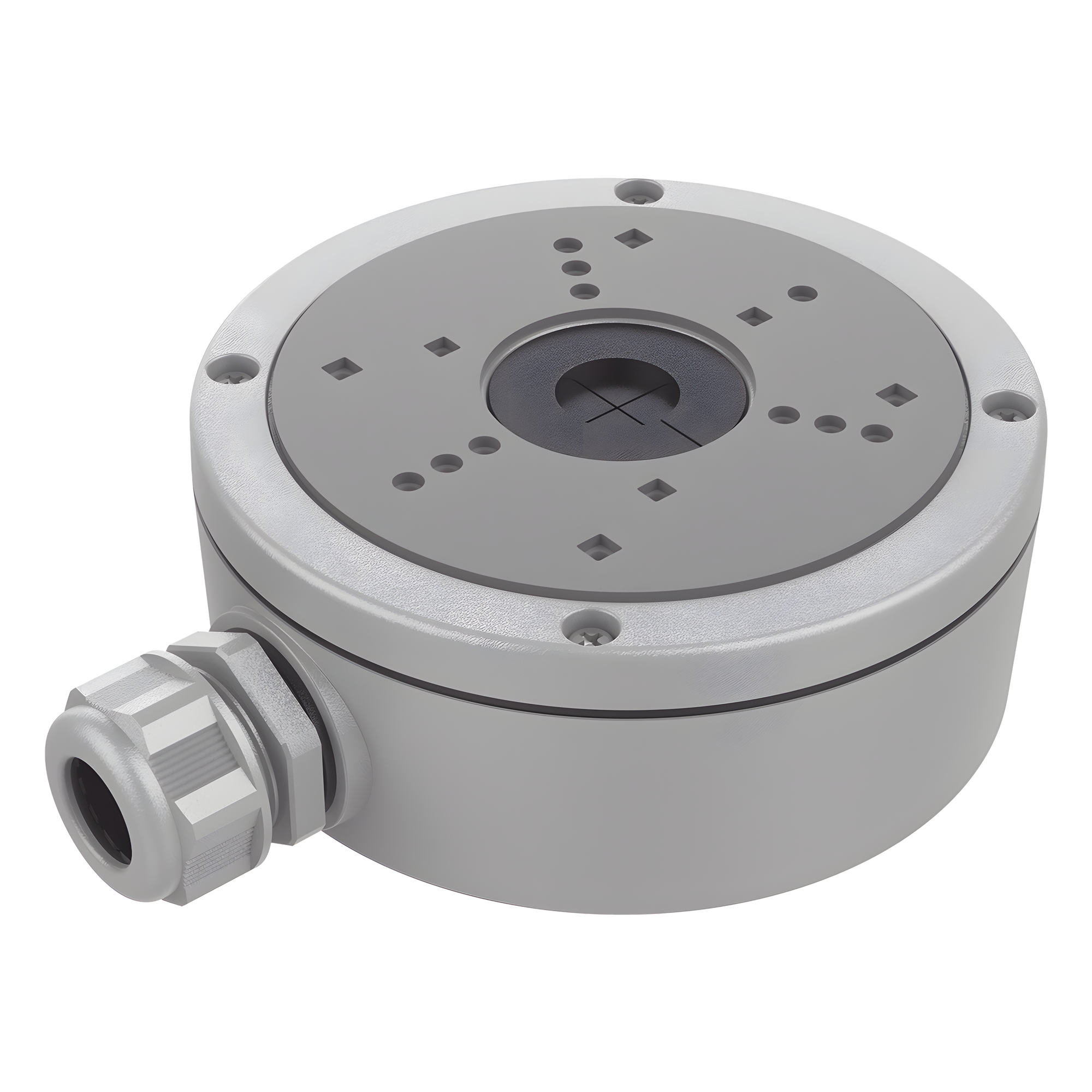 Caja de Conexiones de Exterior para Cámaras con Polímero Anticorrosión (Ideal para Ambiente Salino) — HIKVISION · SKU DS-1280ZJ-S-428C-ACY