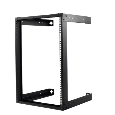 Rack Abierto de montaje en Pared, de 19in, 16 unidades de rack