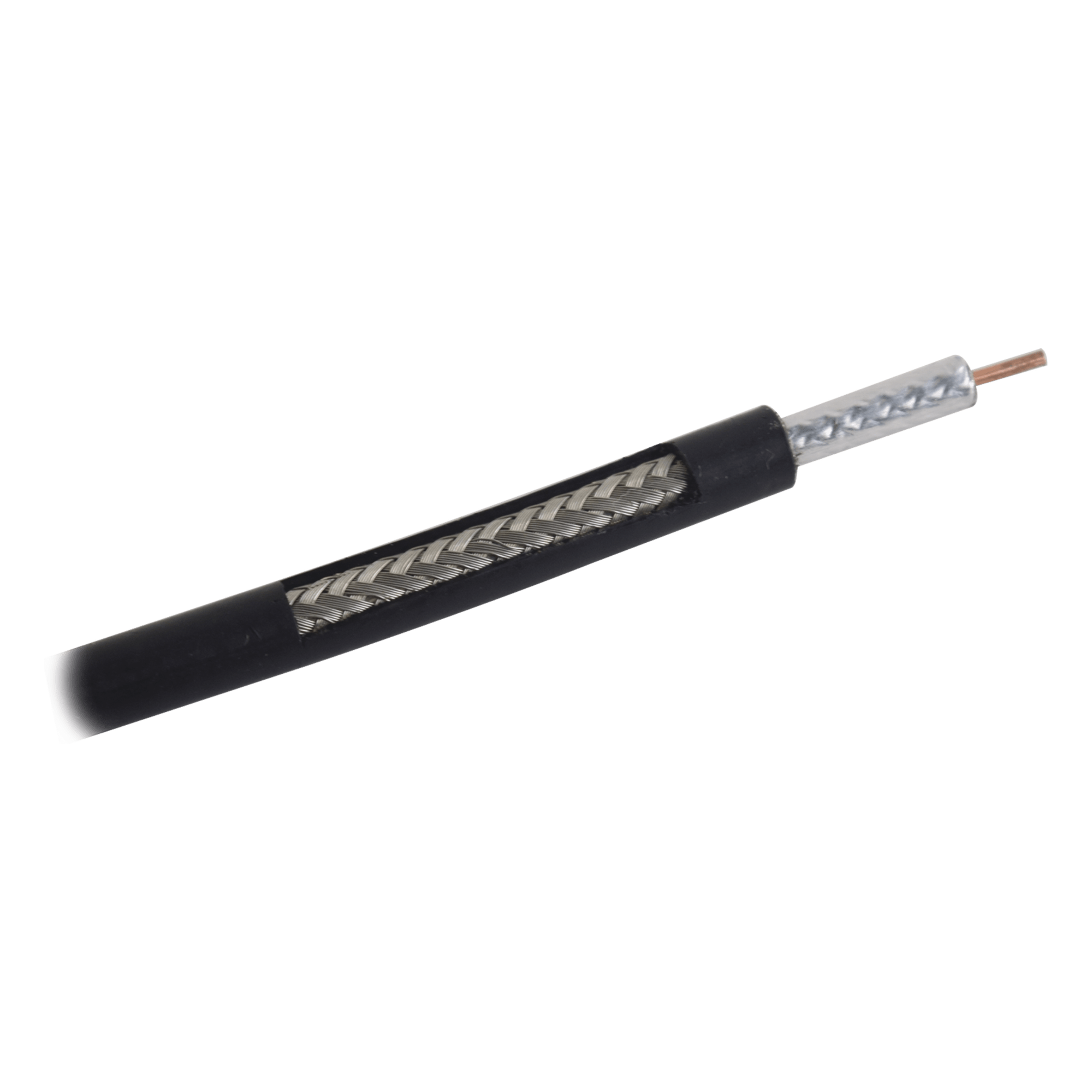 Metro de Cable Coaxial RG-58 LMR-195, Baja Pérdida de 50 Ohms, Conductor de Cobre Sólido — Times Microwave · SKU LMR-195