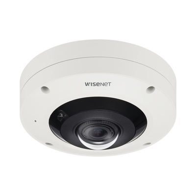Fisheye IP 12 Megapixel / WDR 120dB / PTZ Digital 8X / Mapa de Calor y Conteo de Personas / IP66 / IK10 — HANWHA VISION · SKU XNF-9010RV