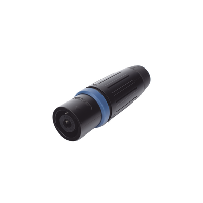 Speakon Conector de cable macho de 4 polos, carcasa negra, cable AWG10, 30A