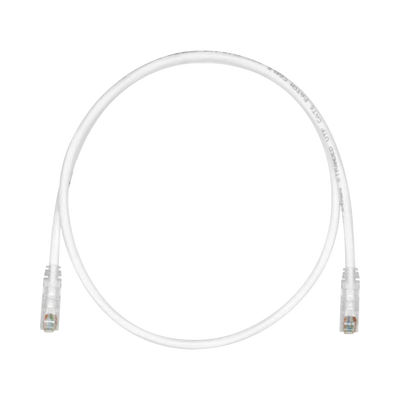 Cable de Parcheo TX6, UTP Cat6, 24 AWG, CM, Color Blanco Mate, 1.52 Metros (5 Pies)