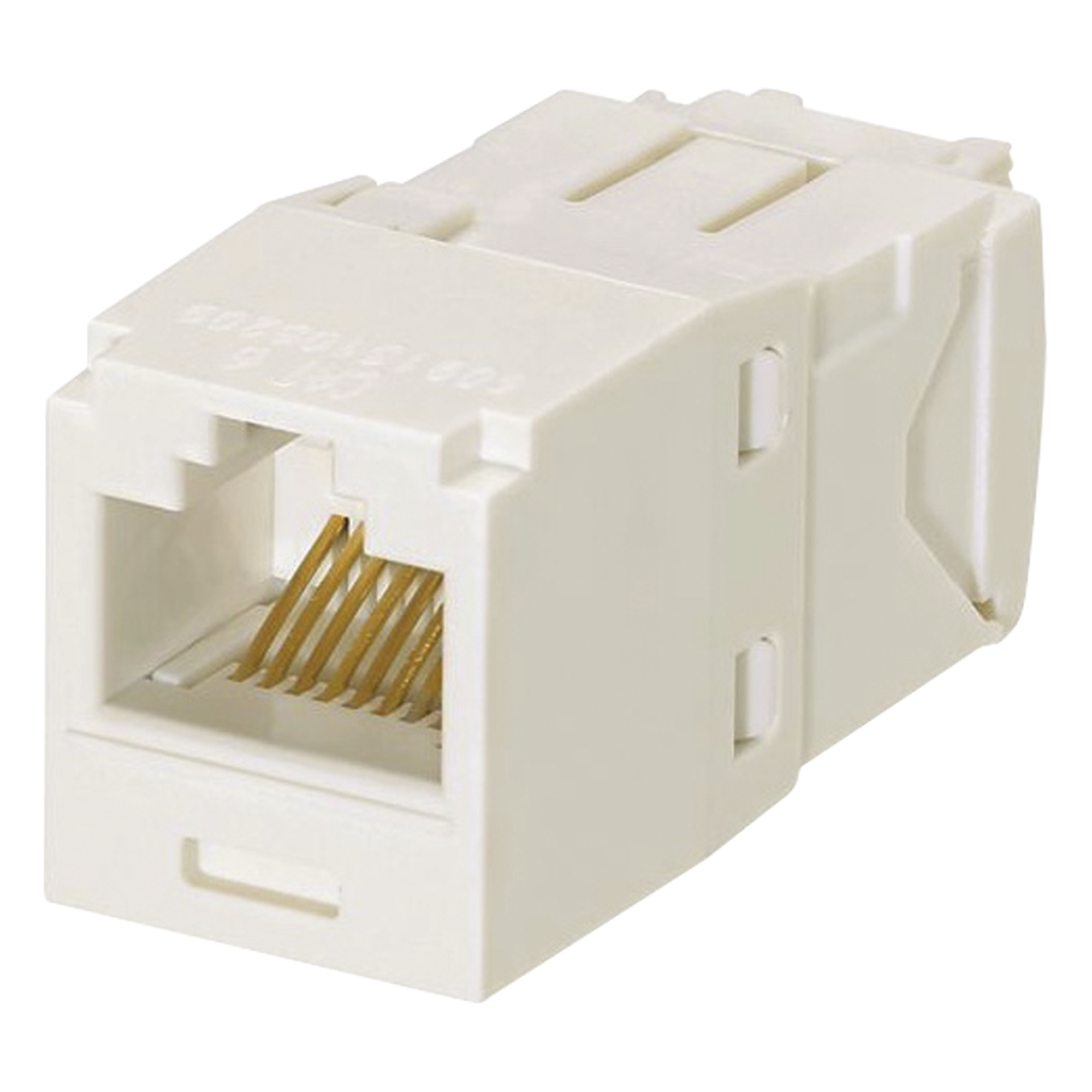 Conector Jack RJ45 Estilo TG, Mini-Com, Categoría 6, de 8 Posiciones y 8 Cables, Color Blanco Mate — PANDUIT · SKU CJ688TGIW