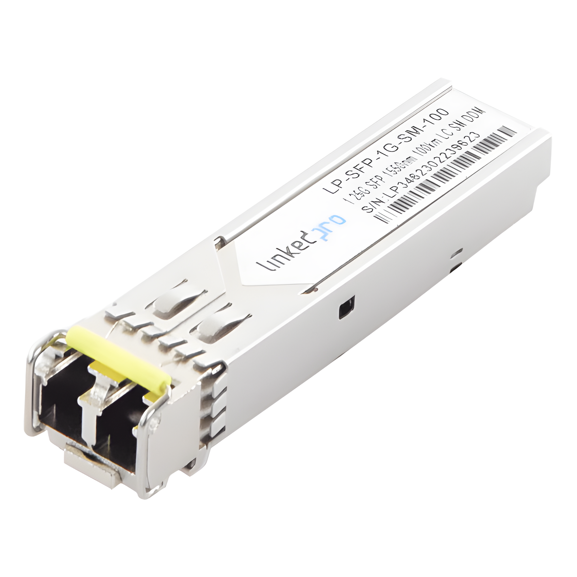Transceptor Óptico SFP (Mini-Gbic) / Monomodo 1550 nm / 1.25 Gbps / 1000BASE-ZX / Conectores LC/UPC Dúplex / DDM / Hasta 100 km — LINKEDPRO BY EPCOM · SKU LP-SFP-1G-SM-100