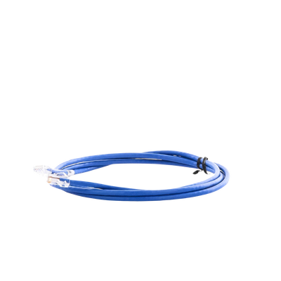 Cable de Parcheo UTP Categoría 5e, con Plug Modular en Cada Extremo - 2 Metros (6.56 Pies) - Azul