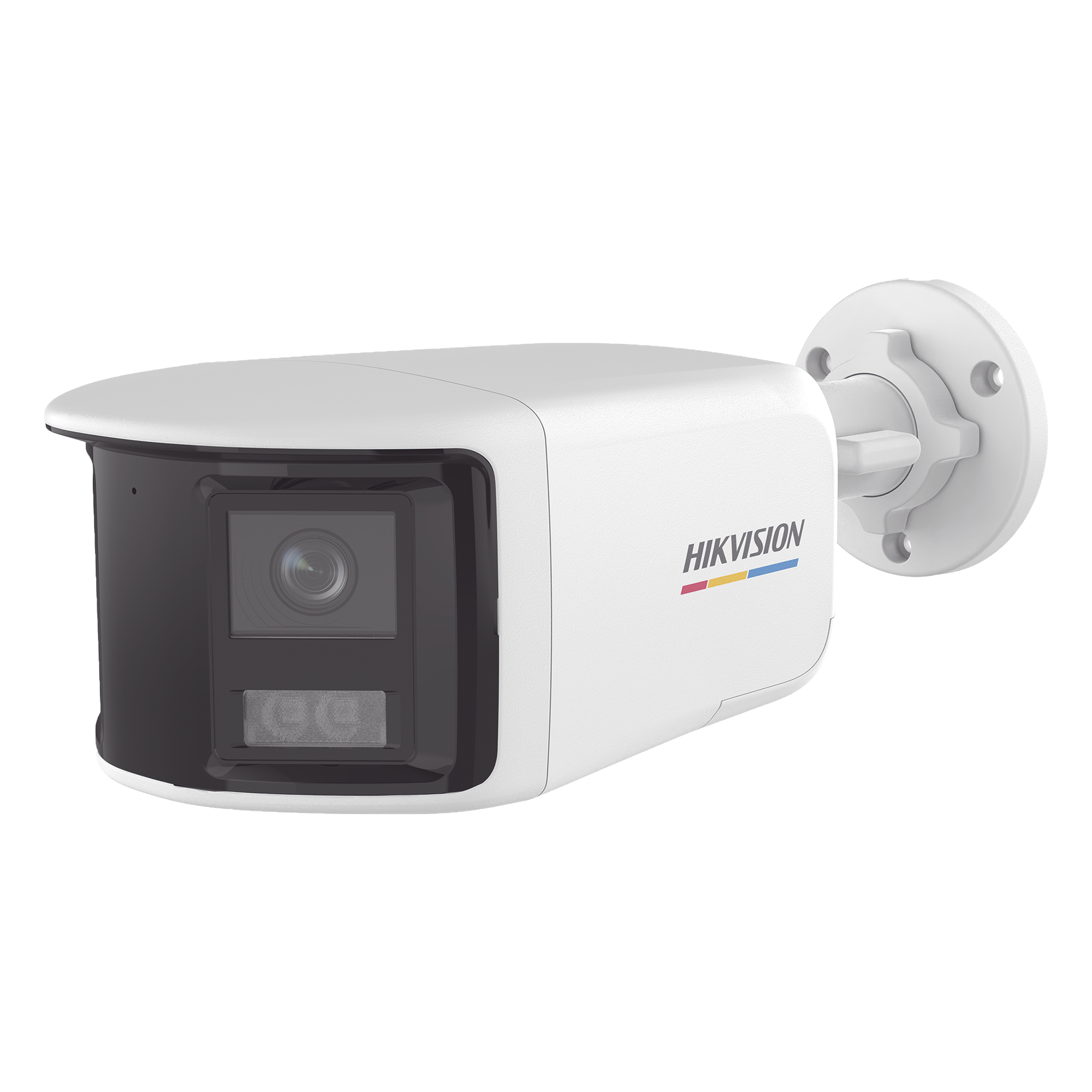 [ColorVu + Panoramica + Dual Light] Bala TURBOHD 3K (5 Megapixel) / Micrófono Integrado / Visión 180° / Imagen a Color 24/7 / 40 mts Luz Blanca + 40 mts IR / Exterior IP67 / WDR — HIKVISION · SKU DS-2CE12KF3TP-DLS