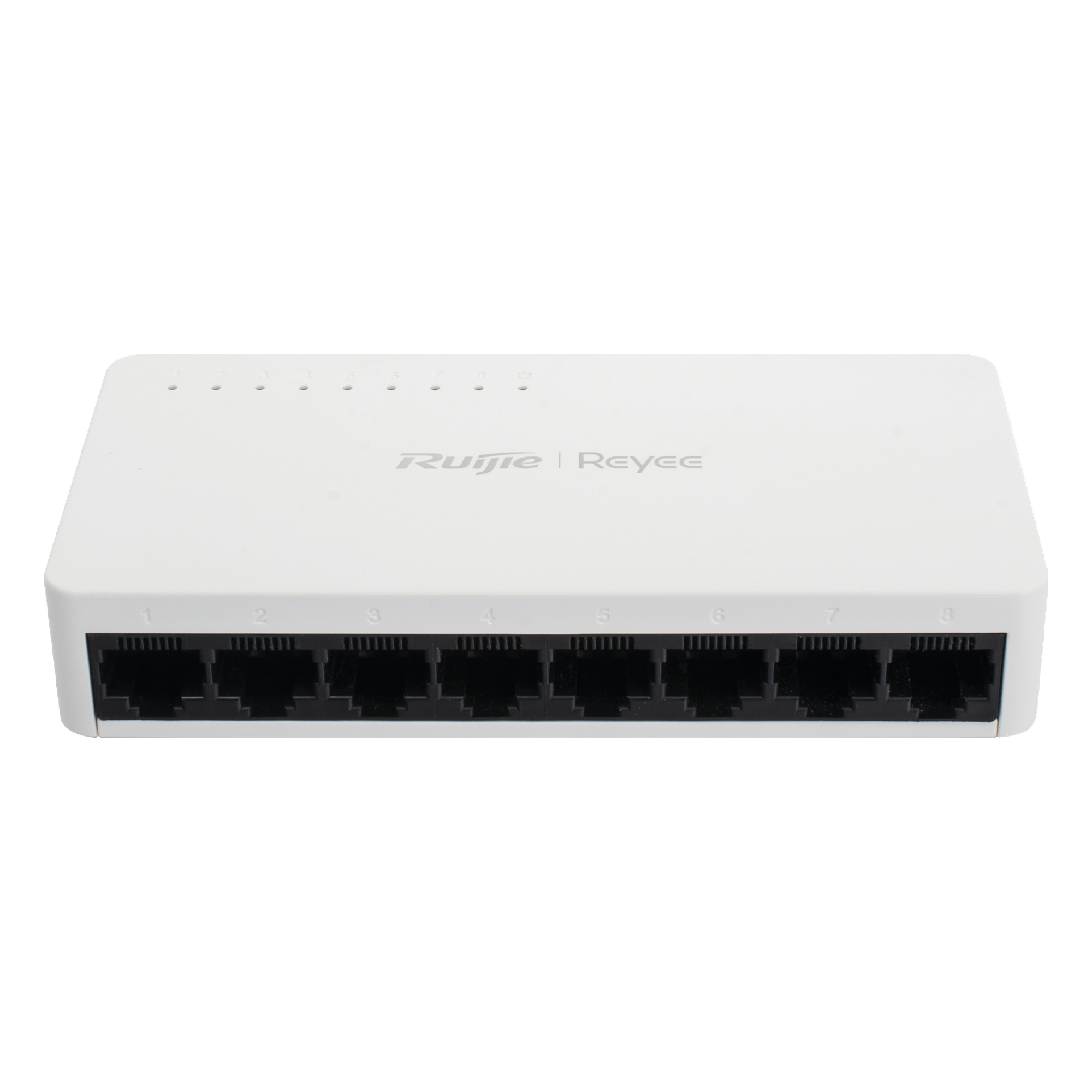 Switch no administrable, Visible en la Topología de la Nube, con 8 puertos 10/100 Mbps — RUIJIE · SKU RG-ES08F