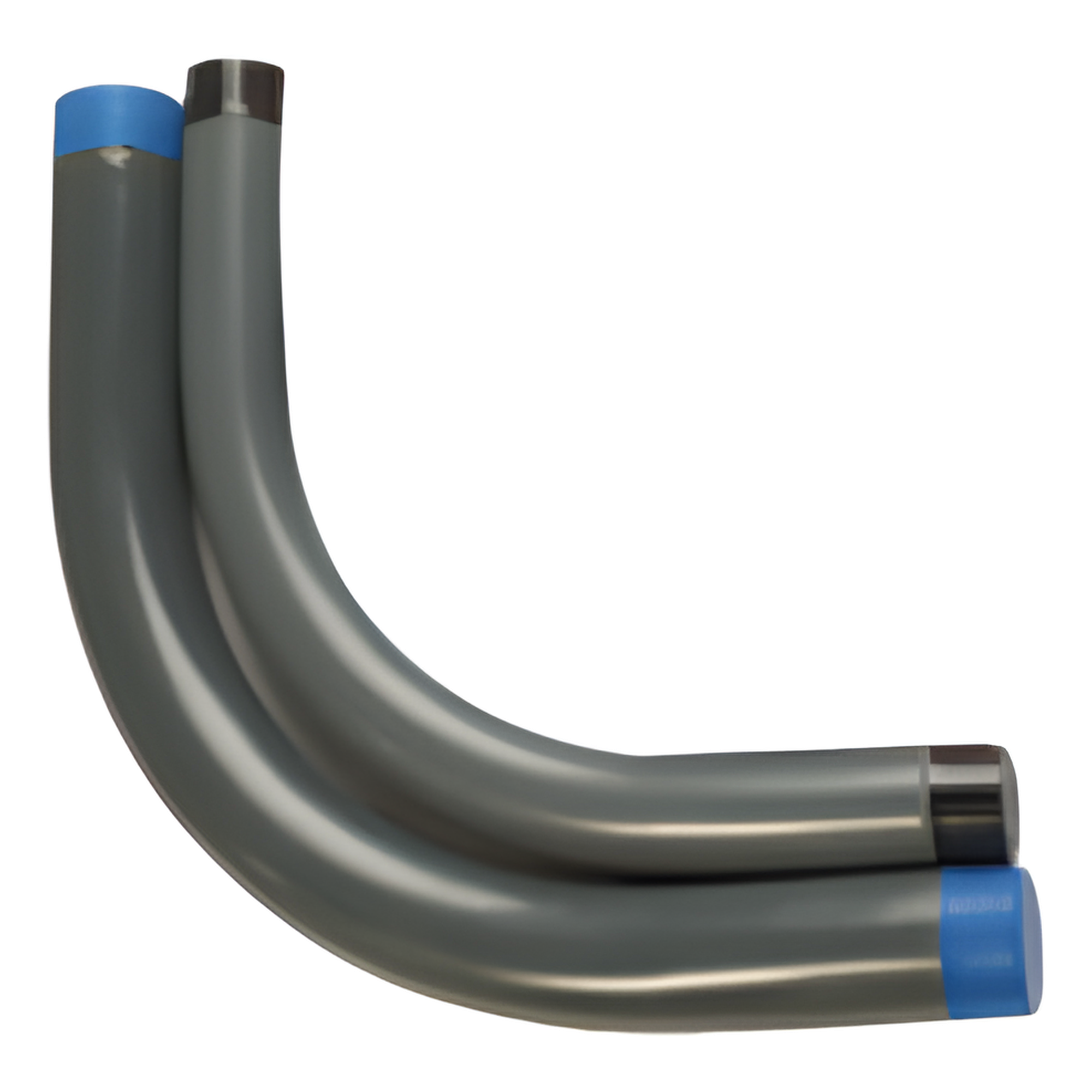 Codo Conduit Rígido de Aluminio de 1/2" (13 mm) / Recubierto de PVC / Interior de Uretano. — RAWELT · SKU CAL-13-PC