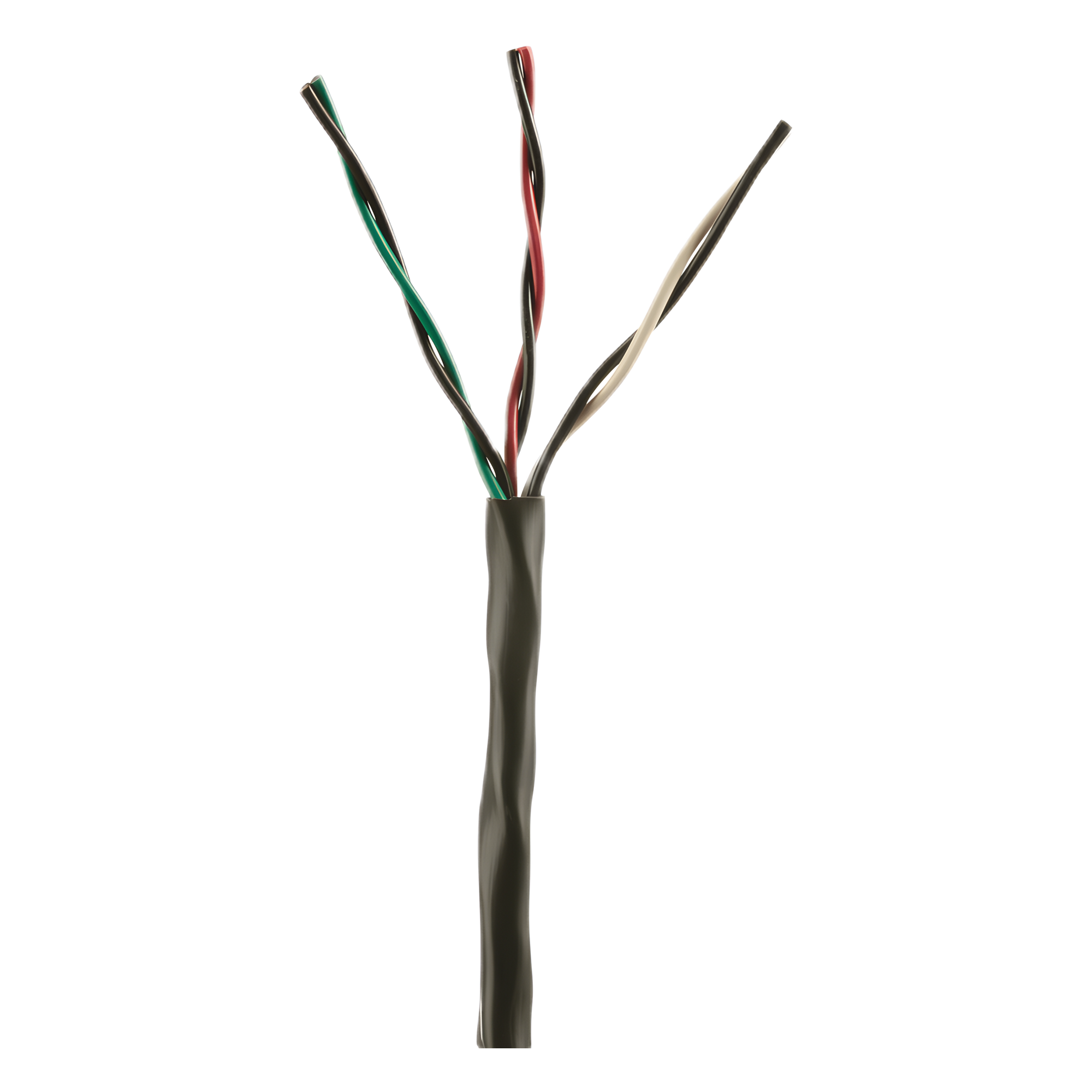 Bobina de Cable de Cobre de 3 Pares Clase 4 Para Sistemas FMPS, 16 AWG, Sin Blindaje, CMR (Riser), Uso Interior/Exterior, Color Negro, Carrete de 609 metros — PANDUIT · SKU PXUOR316BBL-UQ