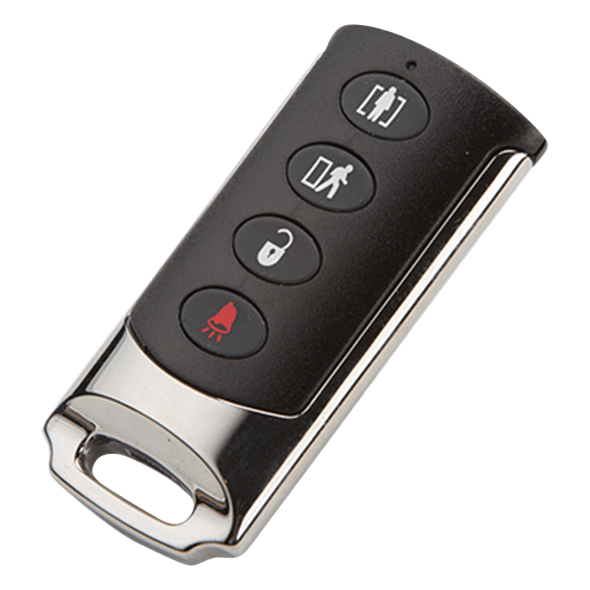 Llavero Remoto Inalámbrico 4 Botones / Uso Rudo / Armado Total/Parcial/Desarmado/Pánico / 433.92 MHz / Batería 5 Años / Compatible DSC Power Series — SFIRE · SKU SFWST100
