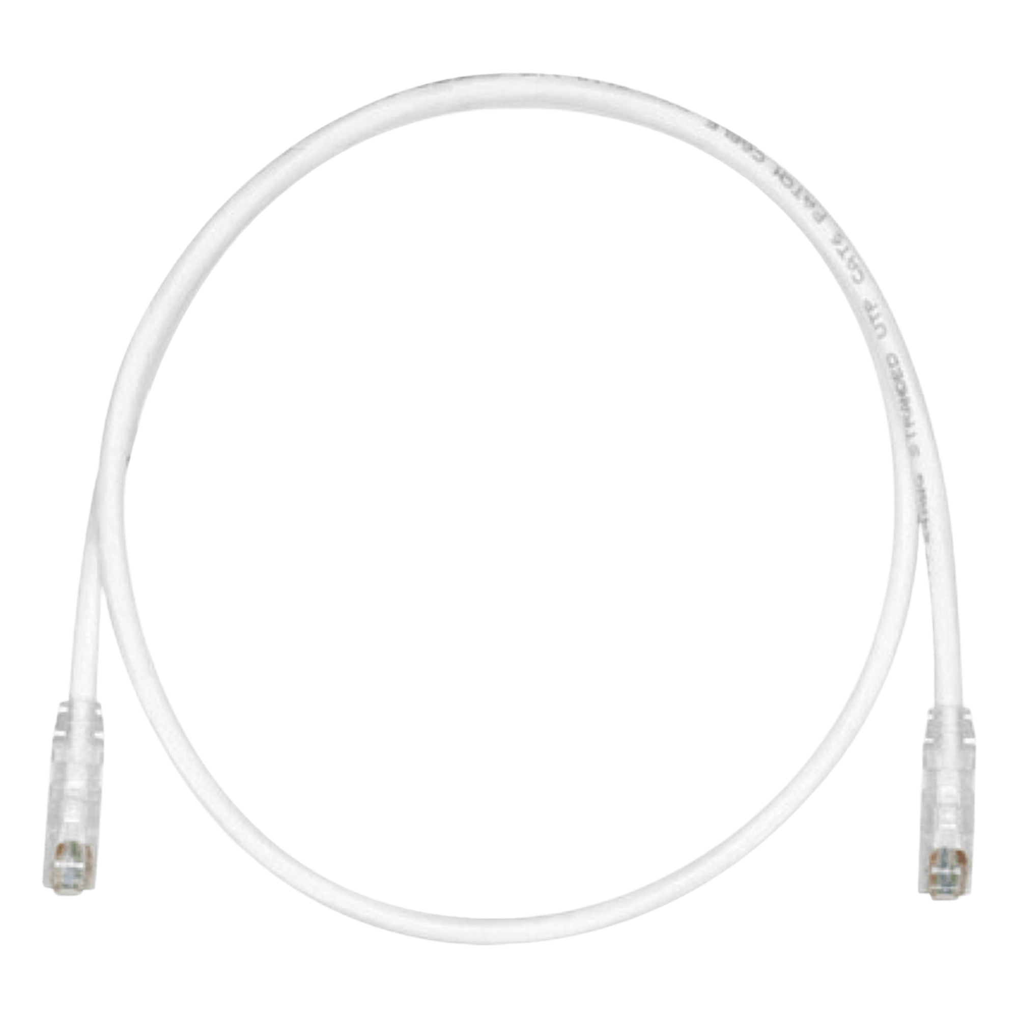 Cable de Parcheo TX6, UTP Cat6, 24 AWG, CM, Color Blanco Mate, 4.57 Metros (15 Pies) — PANDUIT · SKU UTPSP15Y