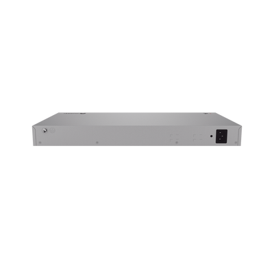 Switch de Acceso eKit Administrable / Capa 2 / 24 Puertos PoE+ Gigabit + 2 Puertos SFP (2.5 Gbps) + 2 Puertos SFP+ / PoE Perpetuo / Presupuesto PoE 195 W / Sin licenciamiento