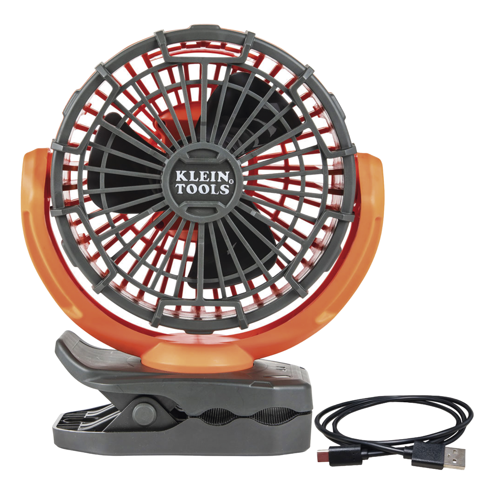 Ventilador Inalámbrico-Portátil Recargable Ideal para el Trabajo. Montable por Pinza o por Potentes Imanes. Incluye cable USB-C — KLEIN TOOLS · SKU PJSFM1