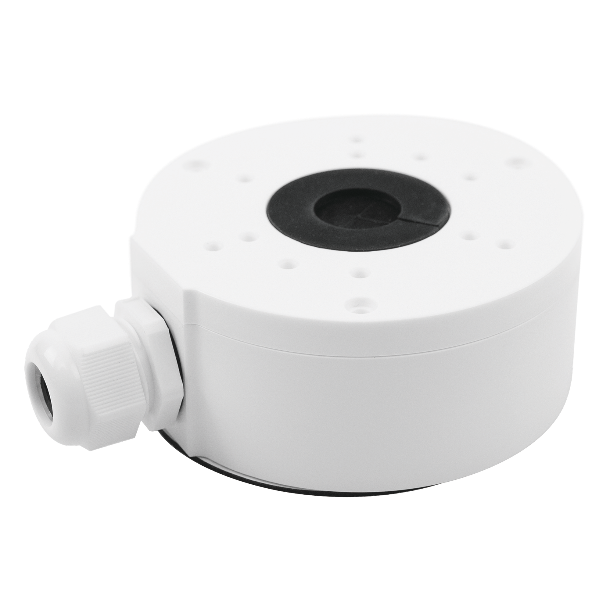 Caja de Conexiones Plástica Compatible con Cámaras epcom / HIKVISION / Uso en Exterior — SYSCOM VIDEO · SKU DS-1280-ZJ-XS-P