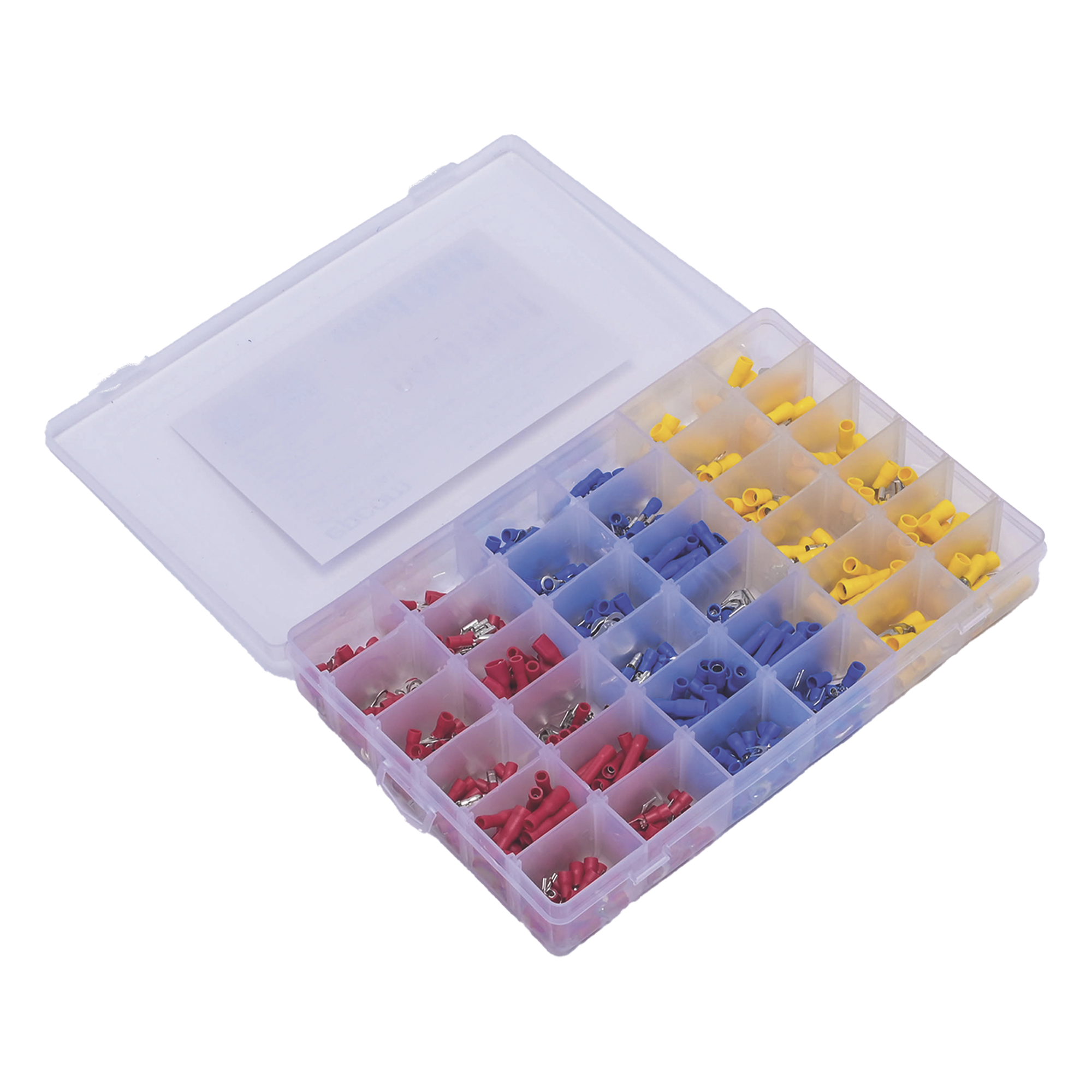 Juego de 580 pzas. Terminales Variadas con Forro y Caja de Almacenamiento.