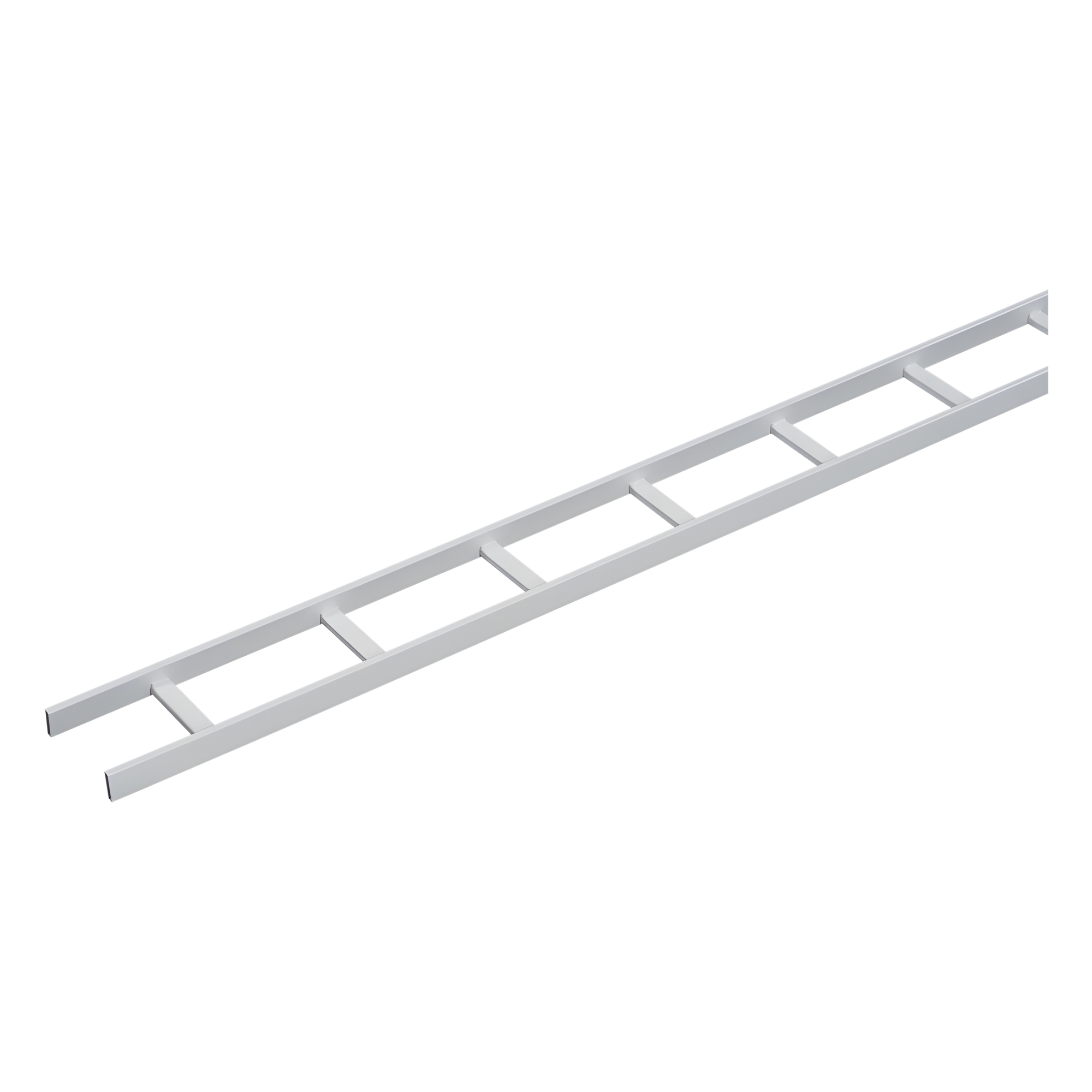 Charola Tipo Escalerilla de Secciones Rectas, 12 in (305 mm) de Ancho, Travesaños a Intervalos de 9 in (229 mm), Tramo de 10 ft (3.05 m), de Acero, Color Blanco — HOFFMAN · SKU LSS12W