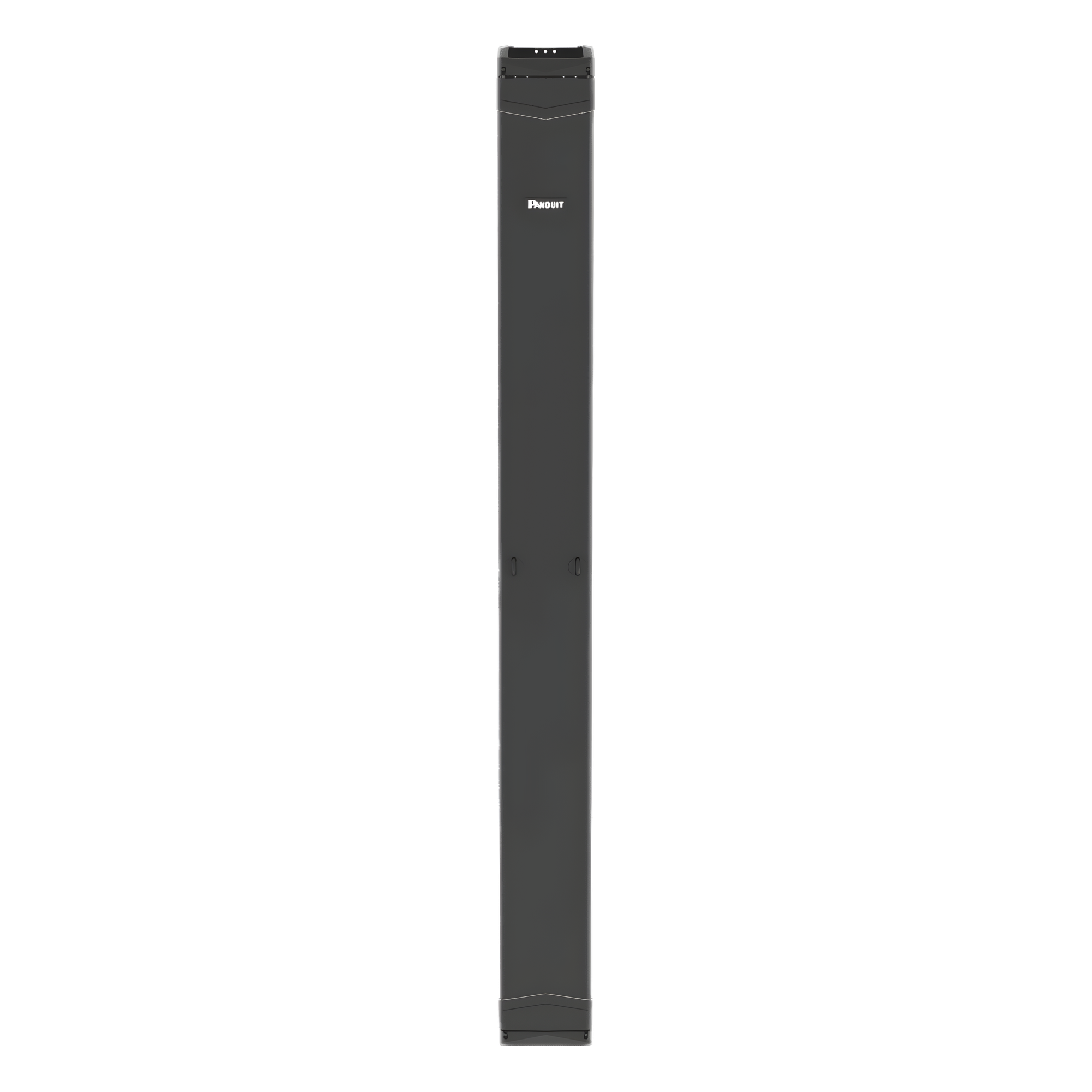 Organizador Vertical de Cables / Alta Densidad / 45 U / Ancho 8 in / Diseño Simple Frontal / ABS y Acero / Negro