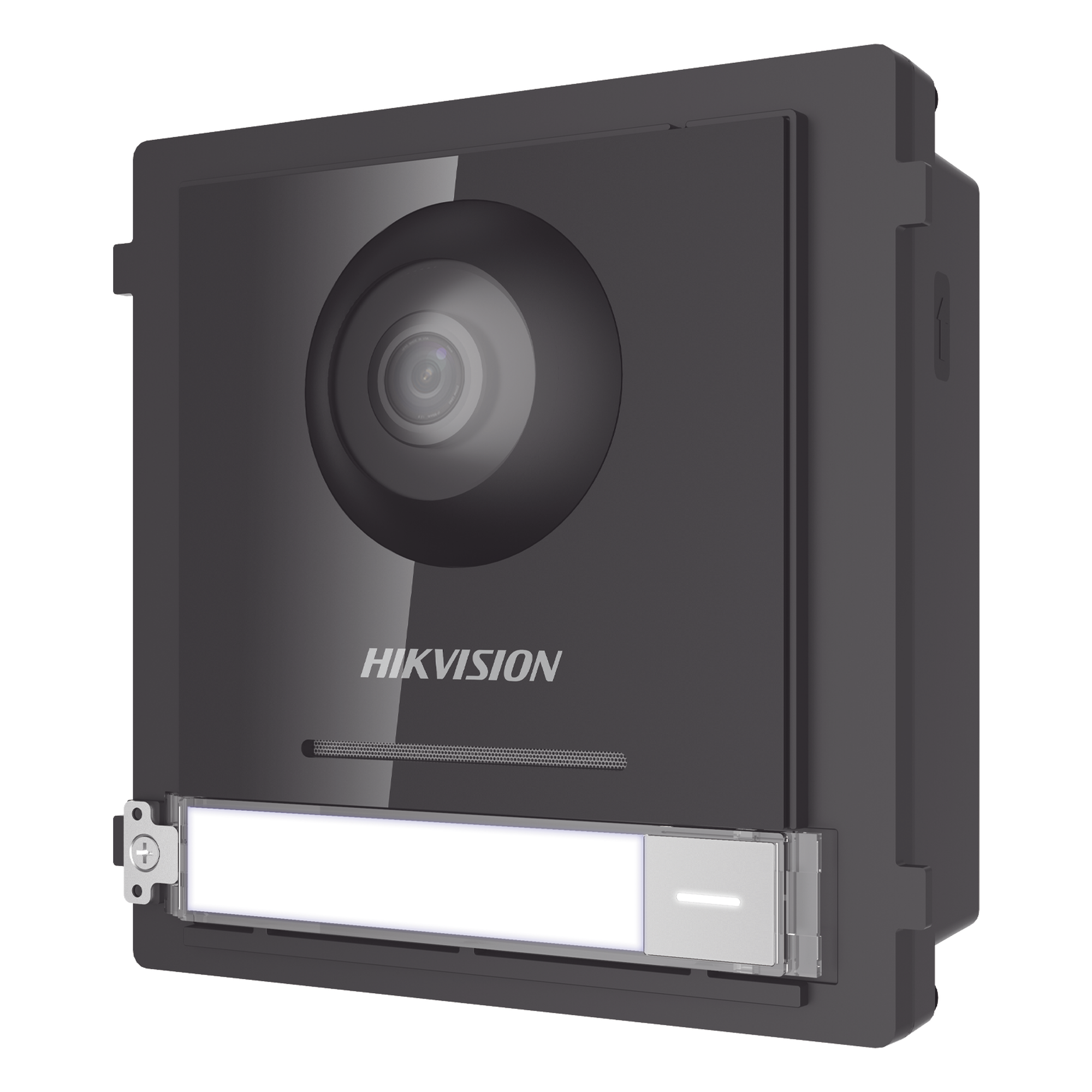 Frente de calle IP 2 Megapixel para Videoportero Modular / PoE / Angulo 146° / Ultra Baja Iluminación / Exterior IP65 / WDR 120 dB — HIKVISION · SKU DS-KD8003-IME1(B)