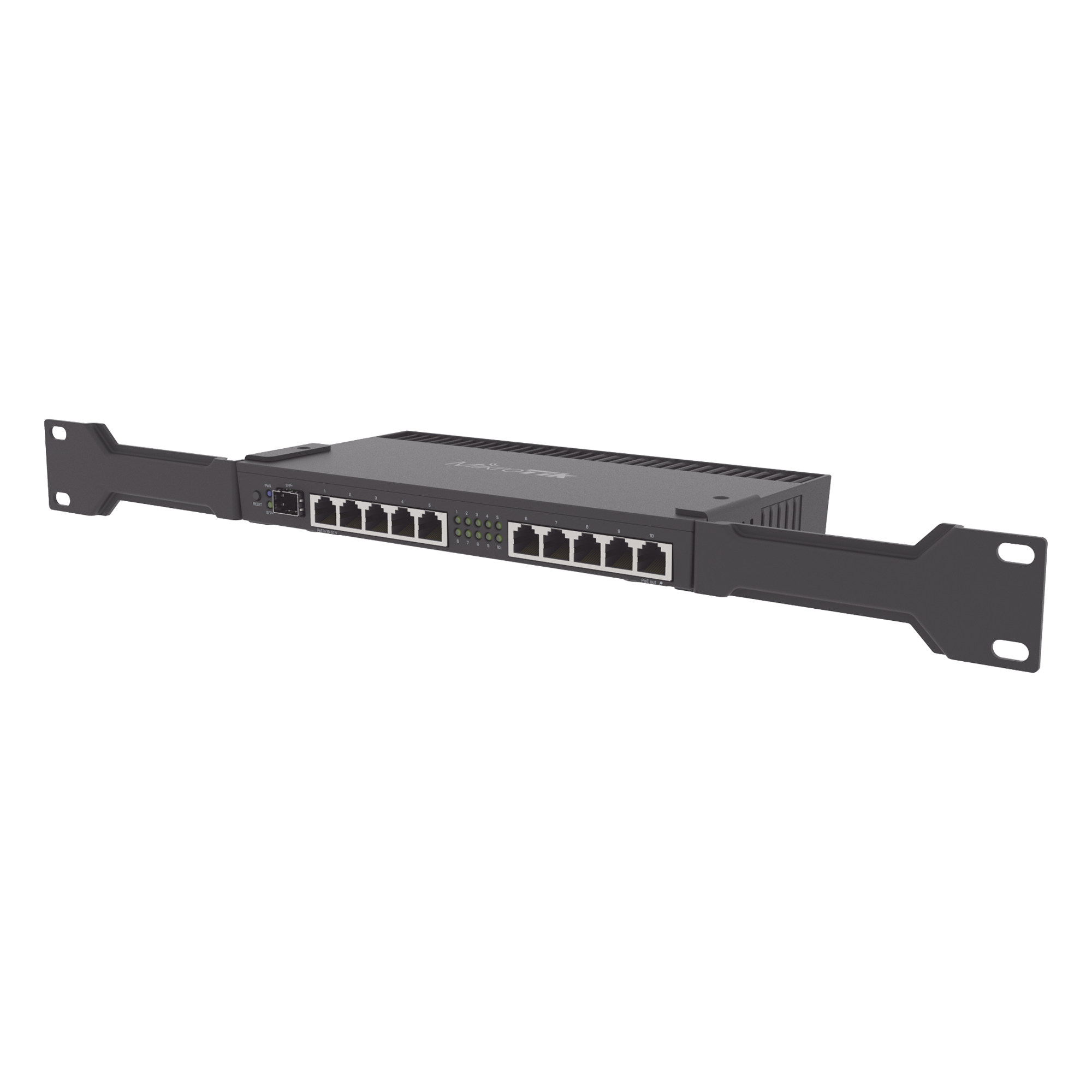 (RB4011iGS+RM) RouterBoard, CPU 4 Núcleos, 10 Puertos Gigabit Ethernet, 1 puerto SFP+