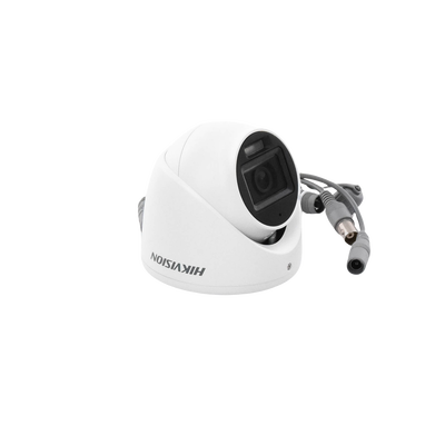 [Dual Light + ColorVu] Turret TURBOHD 2 Megapixel (1080p) / Lente 2.8 mm / 30 mts IR + 20 mts Luz Blanca / Gran Angular 101° / Exterior IP67 / Micrófono Integrado / 4 Tecnologías / Metal 