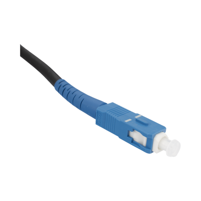 Rollo de Fibra Óptica Drop Redonda G657A2 Monomodo Simplex de 150 Metros (492.13 Pies) con Conectores SC/UPC-SC/UPC para Instalaciones Aéreas, Subterráneas o a la Intemperie