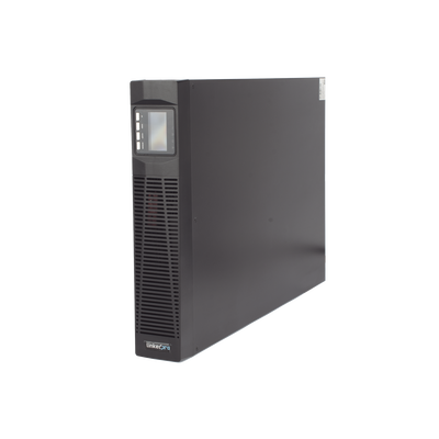 UPS de 3000VA/2700W / Topología On-Line Doble Conversión con Baterías Internas / Entrada y Salida de 120 Vca / Pantalla LCD Configurable / Formato Rack o Torre / 8 Salidas