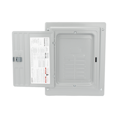 Centro de carga monofásico 1 Fase, 3 Hilos para interruptores QP, de 12 polos - 24 circuitos, 120/240vca, Barras de aluminio 125 Amp, Nema 1, uso interior. Incluye tapa.