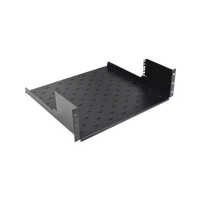 Rack Abierto de Montaje en Pared, de 19in, de 2 Unidades de Rack, con Charola de 460 mm de Profundidad, Se envía el Gabinete Armado.