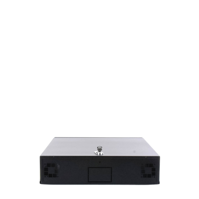 Gabinete Metálico para DVR/NVR. Tamaño Max. de DVR/NVR: 445 x 88 x 400mm (An.xAl.xProf.). Compatible con Fuente SLIM.