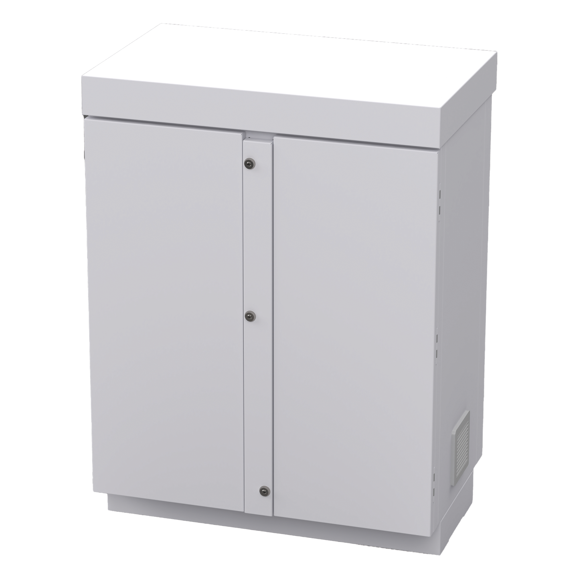 Gabinete de Lámina Galvanizada para Baterías (Hasta 12 Baterías PL110D12) y Equipo de Comunicación. — EPCOM INDUSTRIAL · SKU EFCB091206W