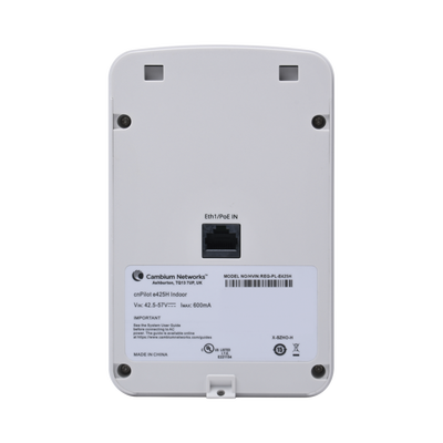 Access Point WiFi cnPilot e425H Indoor Wall Plate, doble banda, Wave 2, antena beamforming, 2 puertos de salida (1x PoE Gigabit y 1x Ethernet Gigabit)