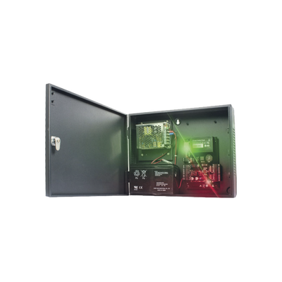 Panel de Control de Acceso 4 Puertas / 30,000 Tarjetas / TCP/IP RS485 / Gabinete y Fuente 12VCC 3A / Software ZKAccess 3.5