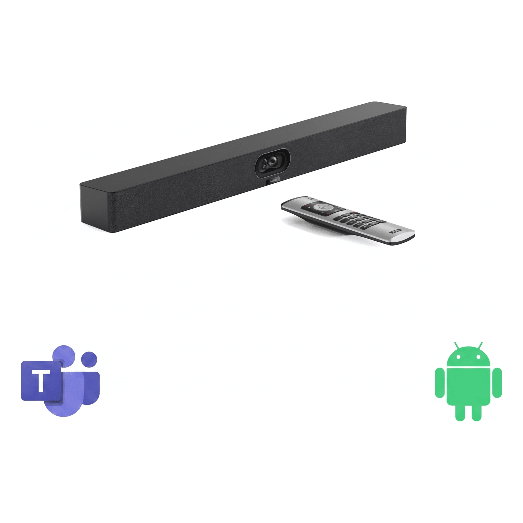 Barra de Videoconferencia Yealink A40 para Salas Medianas con Android 13 Integrado para Microsoft Teams - No Requiere PC - Incluye Control Remoto — YEALINK · SKU A40-010