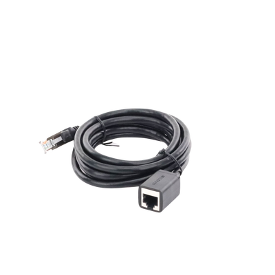Cable de Extensión Cat6 RJ45 F/UTP / Macho a Hembra / 2 Metros (6.56 Pies) / Método de Conexión 568B / Velocidad de Transmisión 1000Mbps / Ancho de Banda del Canal 250MHz / Caja de Cobre / Negro