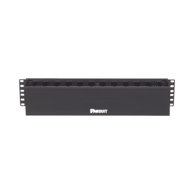 Organizador de Cables Horizontal PatchLink, Sencillo (Solo Frontal), Para Rack de 19in, 2UR