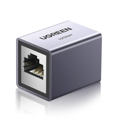 Acoplador STP (Extensor de Cable Ethernet RJ45) | 10Gbps | Blindado | Compatibilidad con Cat8 Cat7 Cat6 Cat5e | Hasta 100 Metros (328.08 Pies) | Aleación de Aluminio