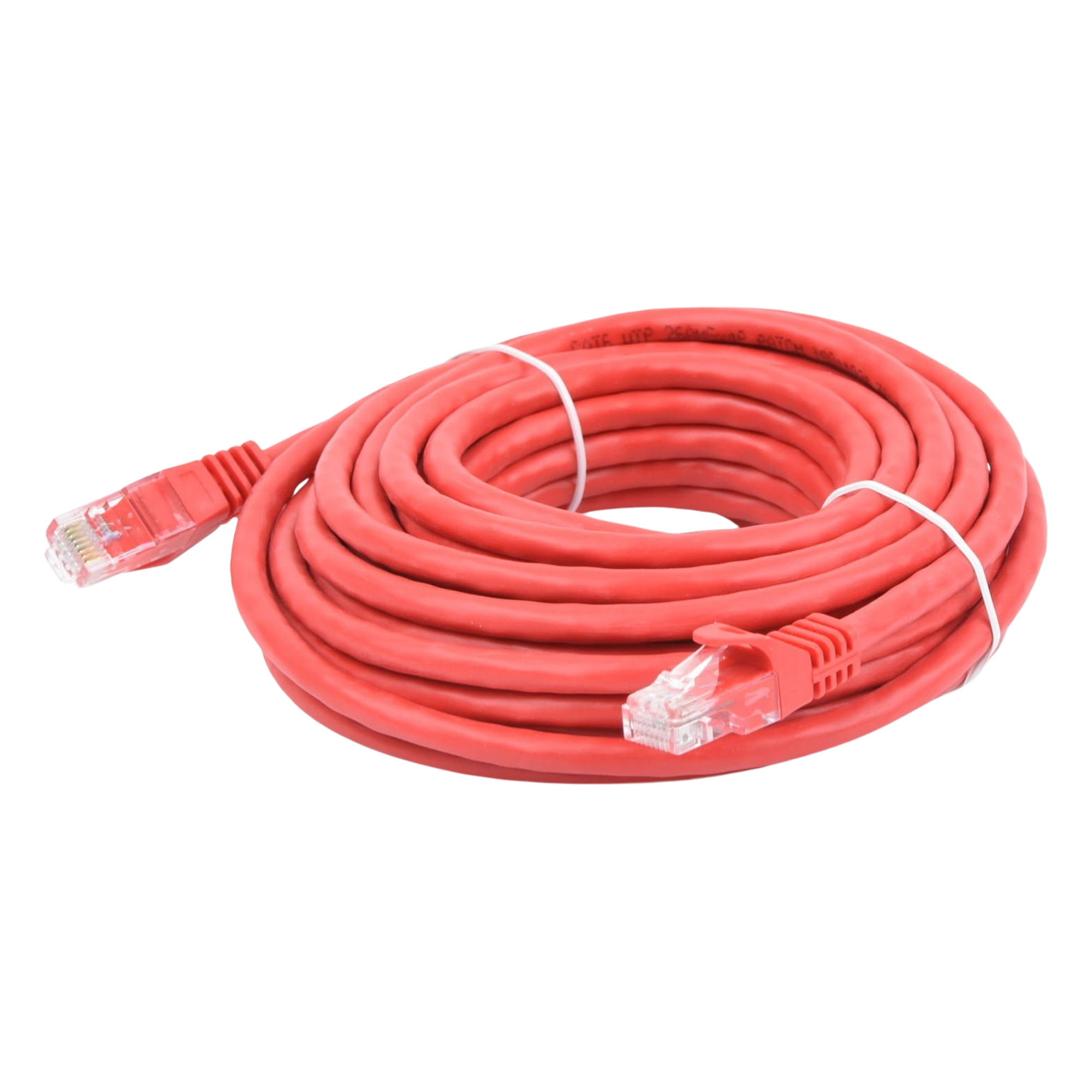 Cable de Parcheo UTP Cat6 / 7.0 m (23 pies) / 1 Gbps / 100 Ohm / RJ45 / Rojo