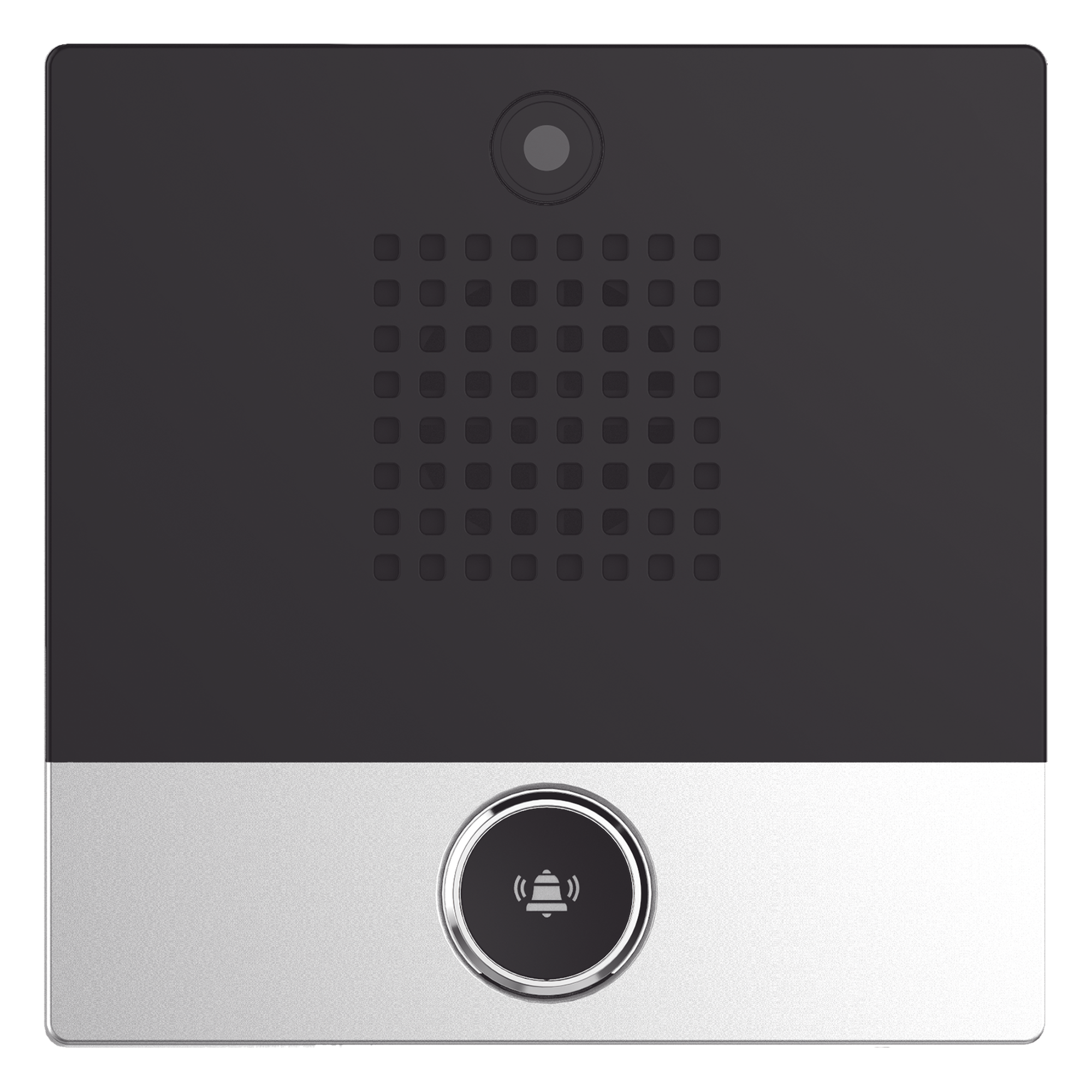 Mini video Intercomunicador para hotelería y hospitales, con diseño elegante, PoE, cámara 1Mpx, 1 botón, 1 relevador integrado de salida y entrada. — FANVIL · SKU I10SV