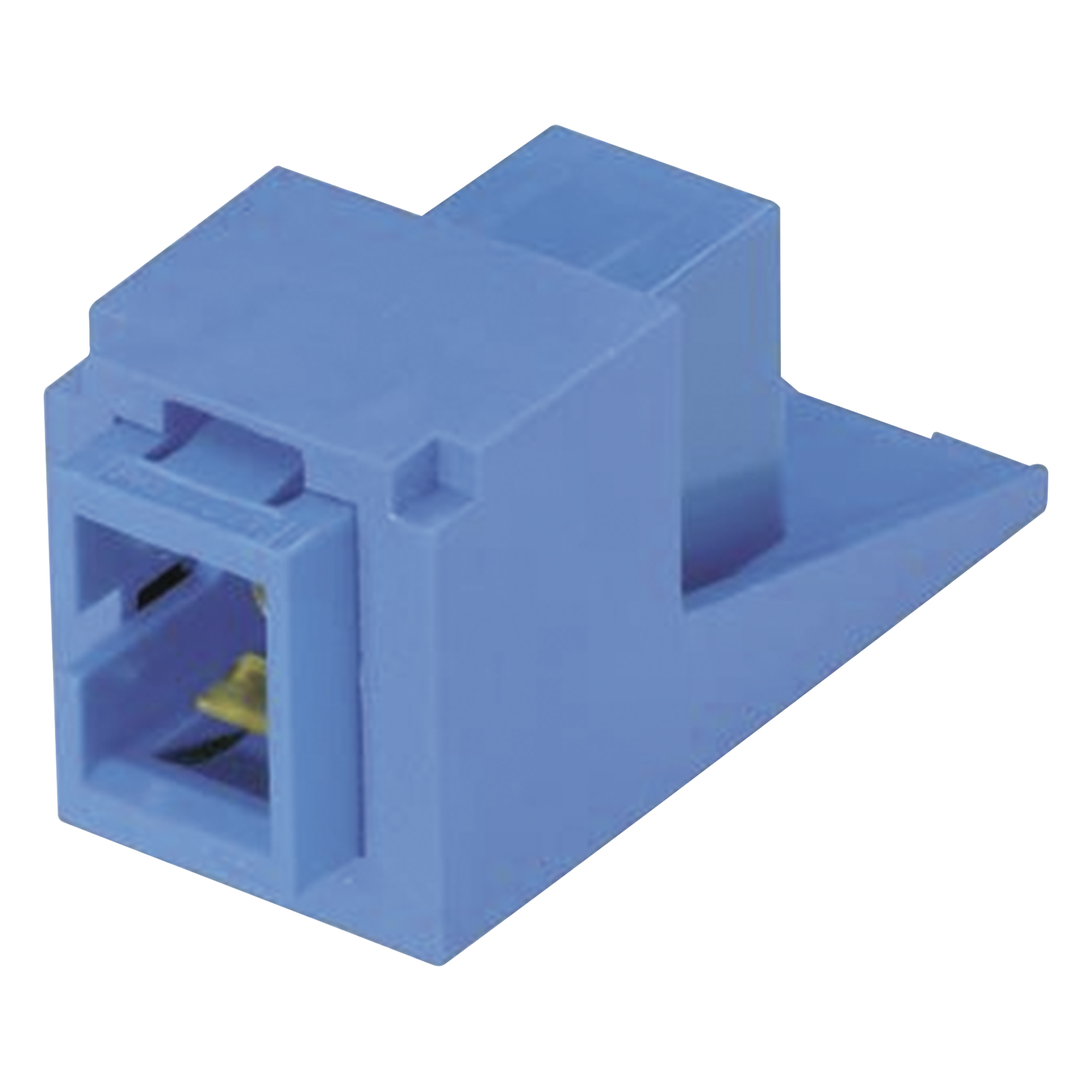 Módulo Acoplador SC Simplex, para Fibra Óptica Monomodo OS1/OS2, Tipo Mini-Com, Color Azul — PANDUIT · SKU CMSBUSCZBU