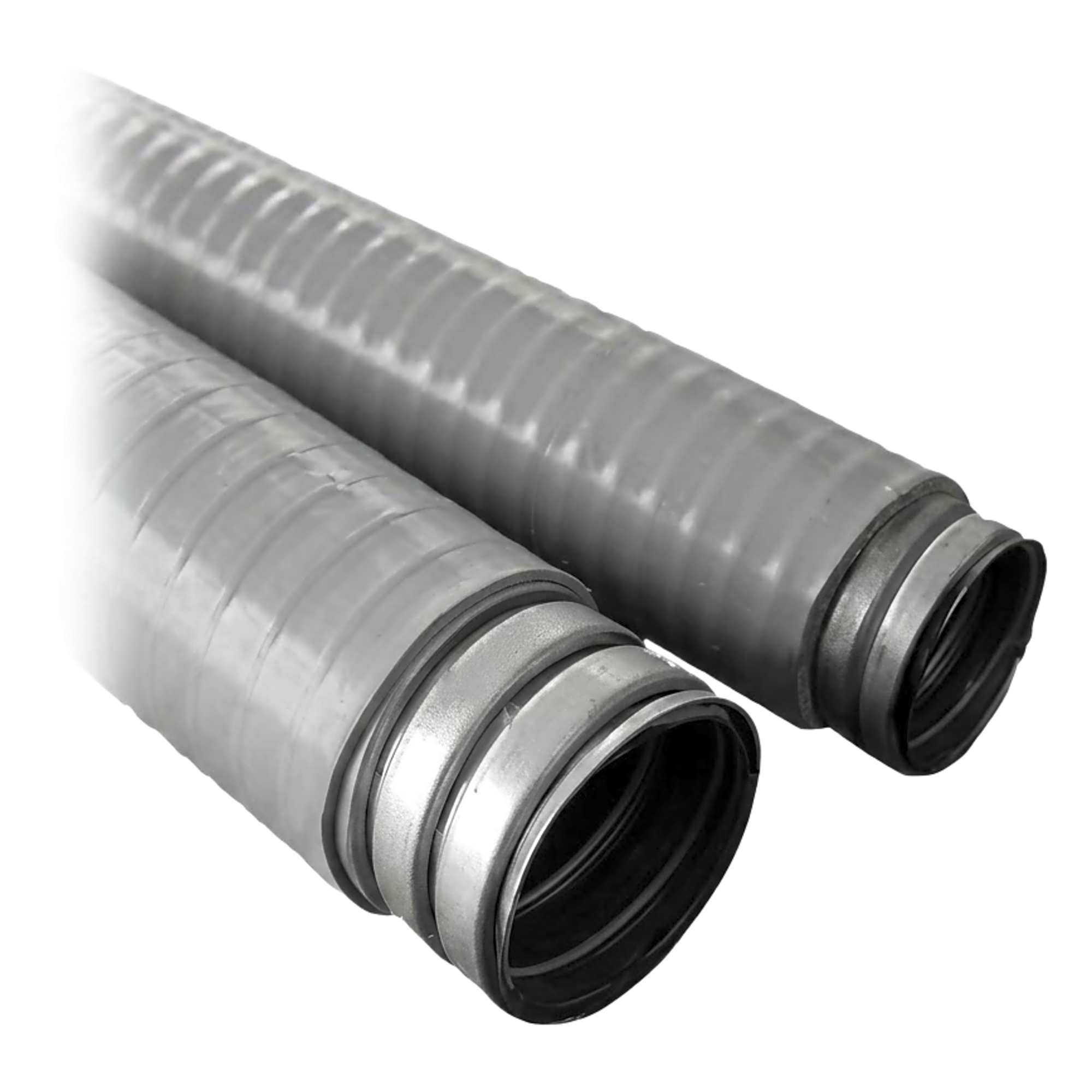 Tubo Flexible tipo Liquidtight de 2" (50 mm) / Acero + Forro PVC / Rollo de 20 Metros. — ANCLO · SKU ANC-COT200-20