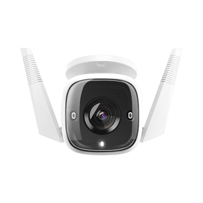 Cámara IP Wi-Fi para exterior, 3 megapixel, audio doble vía, visión nocturna, notificación Push, acepta memoria Micro SD de para grabación. 