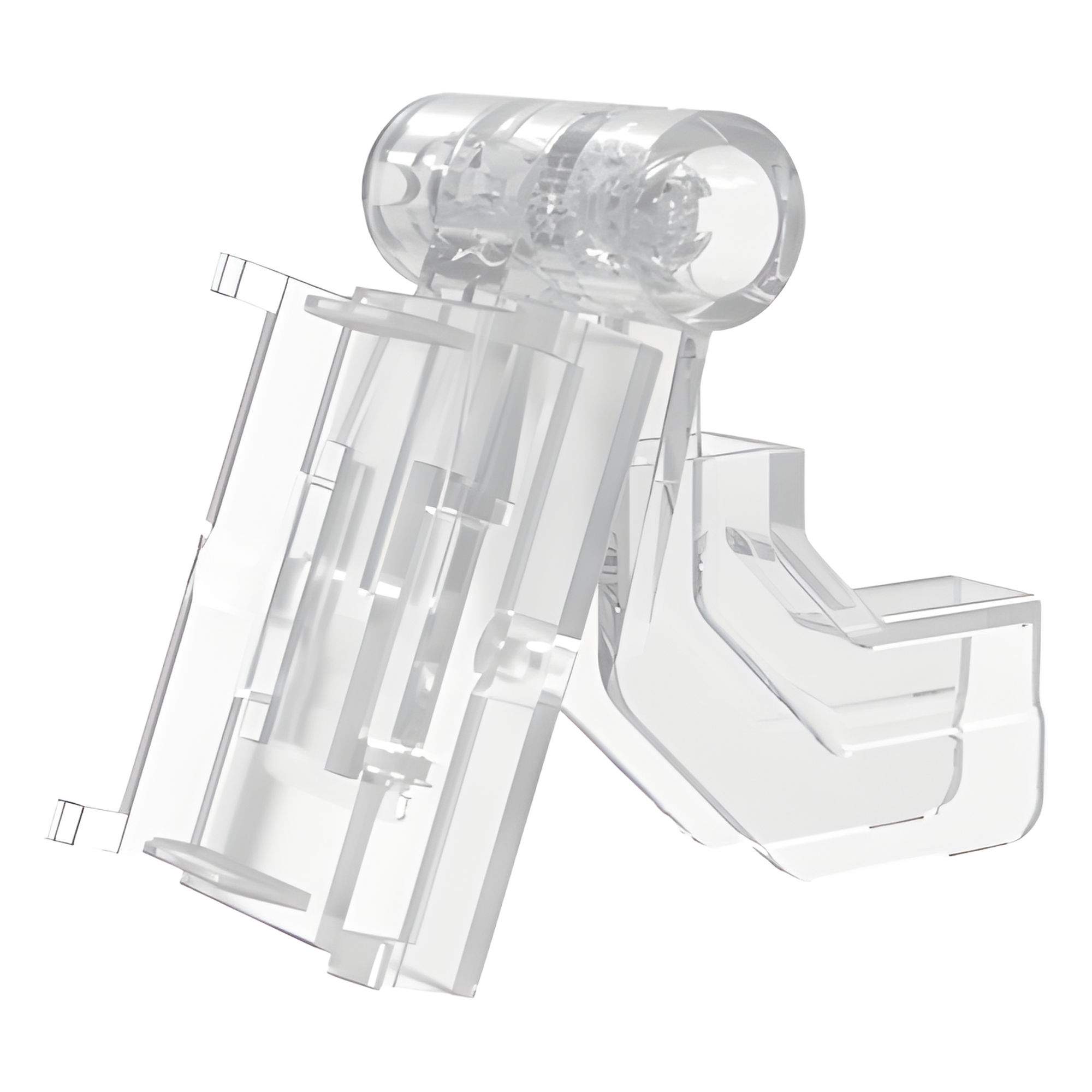 Gancho en T con Placa Trasera Adaptadora para Etiqueta de Tinta Electrónica / AccessPRO / Diametro 5-9 mm / Compatible con 2.13" - 2.66" - 2.9" — ACCESSPRO · SKU T-SHAPE-HOOK-3124