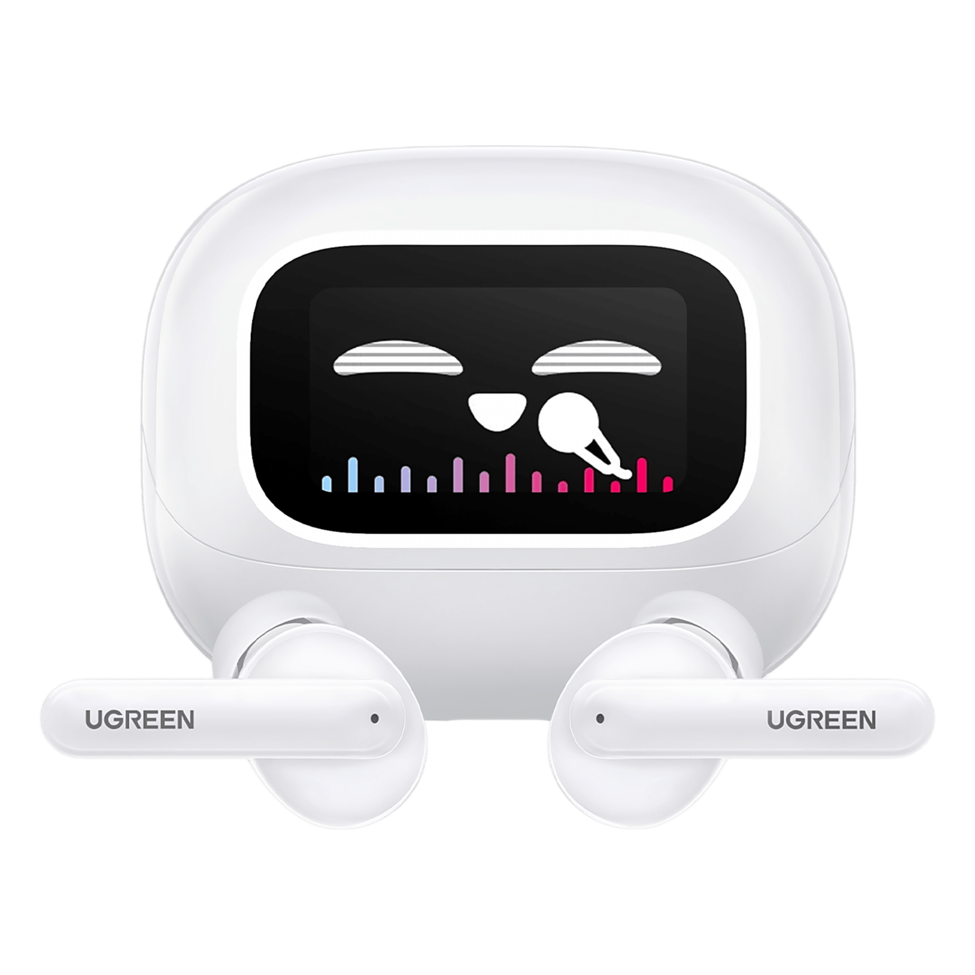 Auriculares True Wireless / Bluetooth 5.4 / Codec LDAC 990 kbps / Autonomía 36 Horas / Cancelación ENC / USB-C / Alcance 10 m (32.8 ft) — UGREEN · SKU 55137