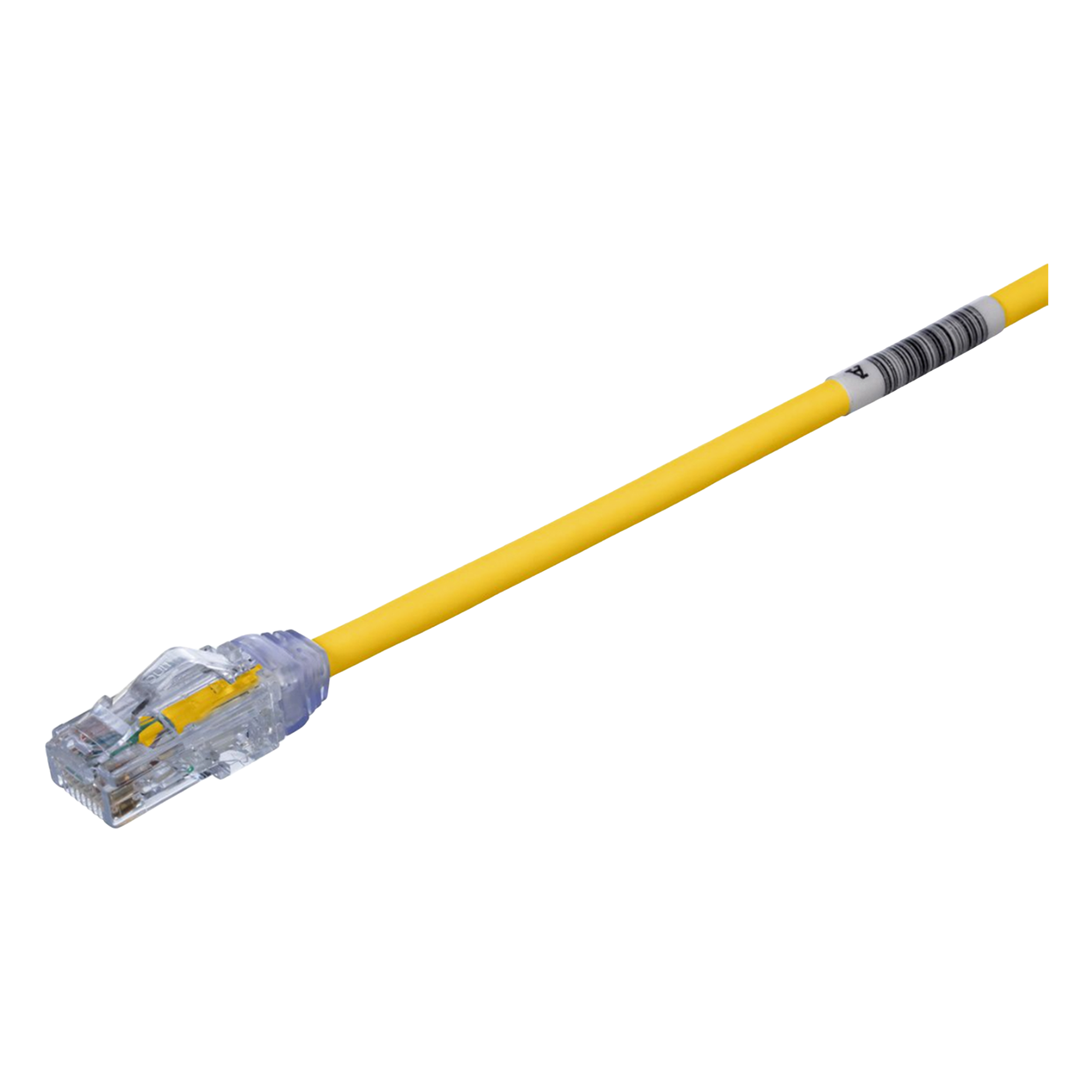 Cable de Parcheo UTP Cat6A, CM/LSZH, Diámetro Reducido (28AWG), Color Amarillo, 0.3 Metros (1 Pie) — PANDUIT · SKU UTP28X1YL